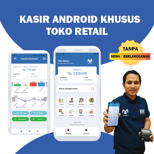 Kasir Android Tanpa Berlangganan