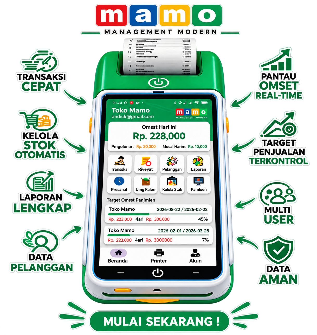 MamoPOS Kasir Android Berlangganan